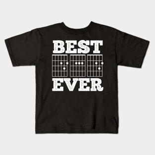 Best Dad Ever Guitar Chords Kids T-Shirt